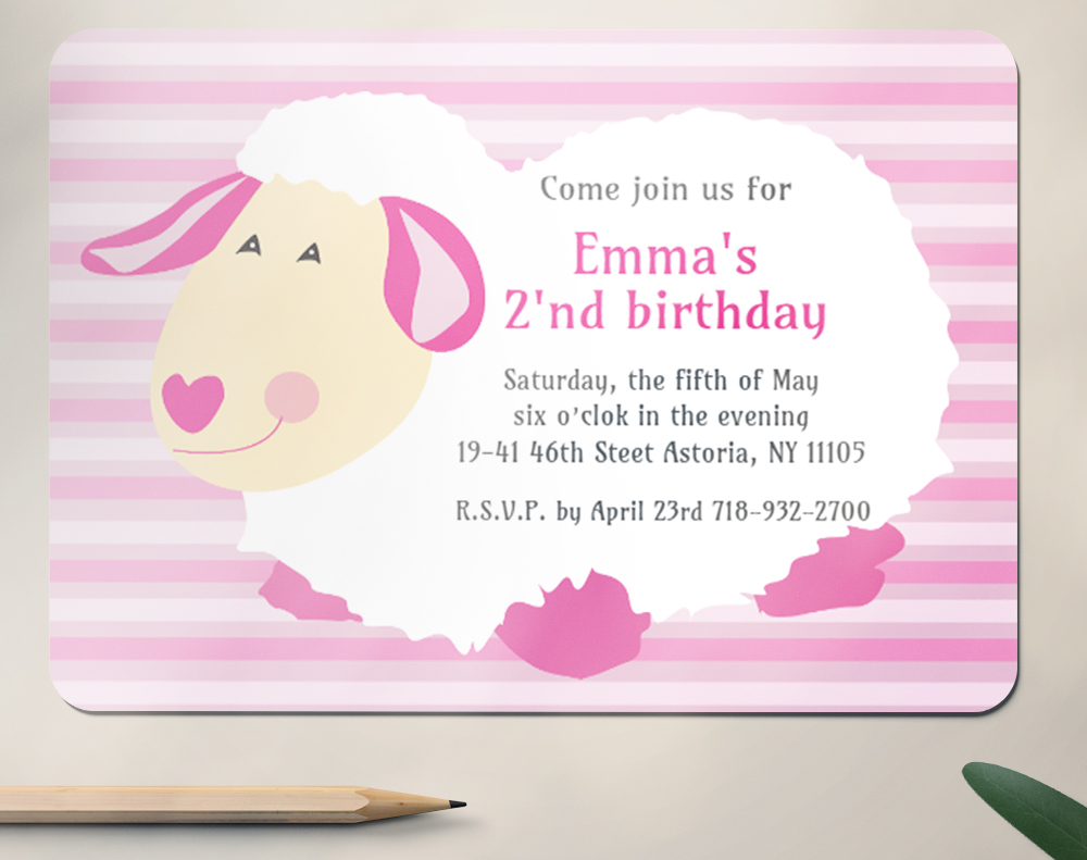 Free invitations - Design Template
