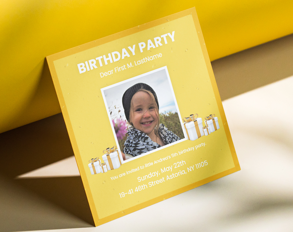Birthday Invitation - Design Template