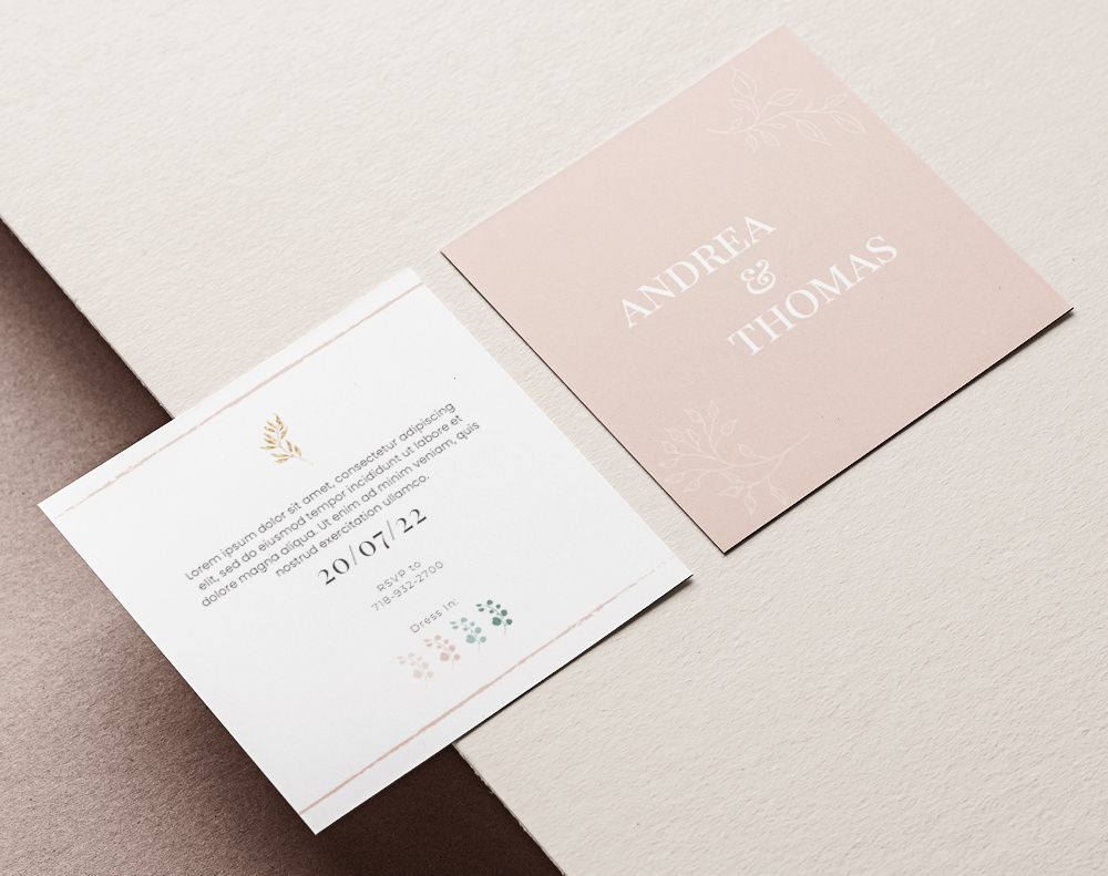 Wedding Invitation - Design Template