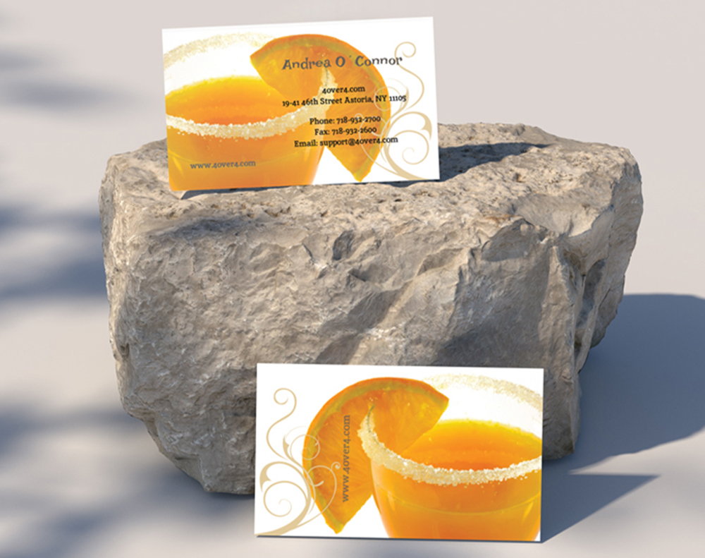 Client-oriented Network Business Cards - Design Template