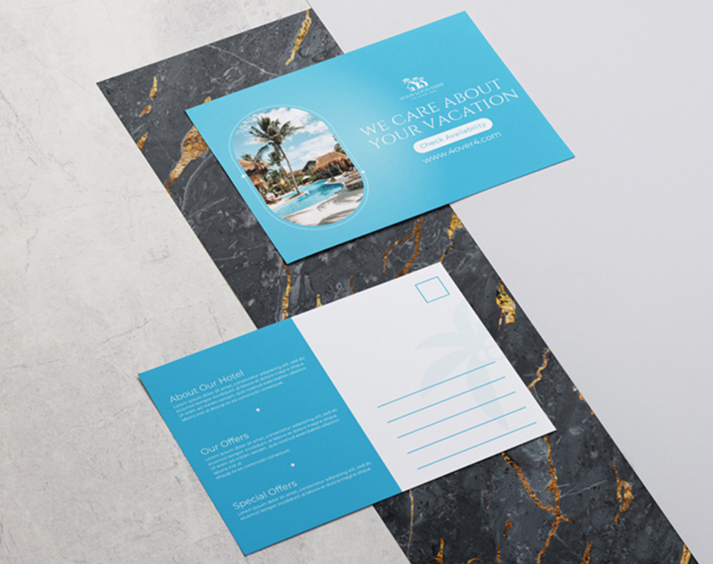 Hotel Resort Postcard