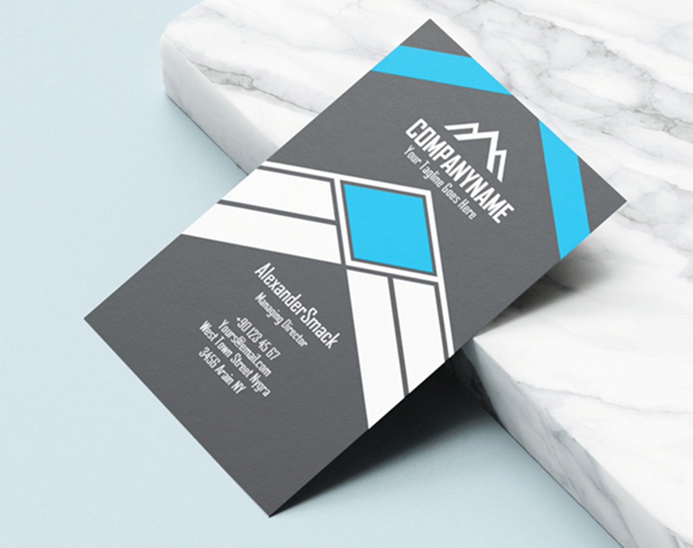 Client-oriented Interface Business Cards