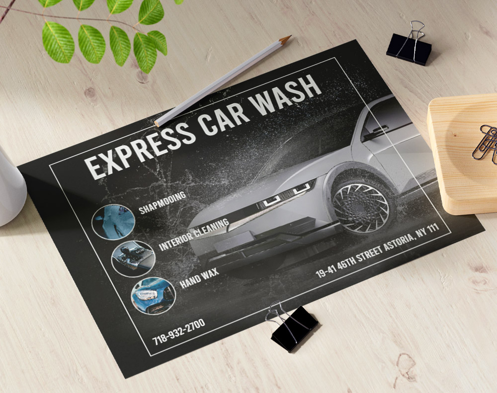 Car Wash Flyer - Design Template