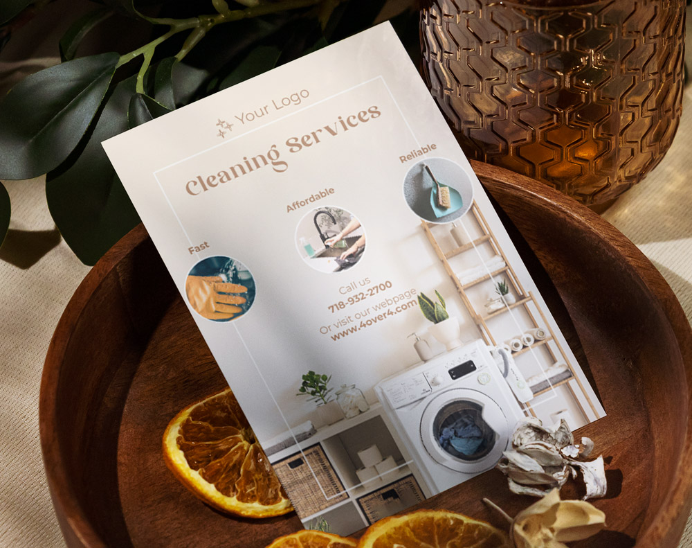 Cleaning Services Flyer - Design Template
