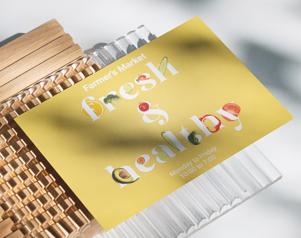 Farmer's Market Flyer - Design Template