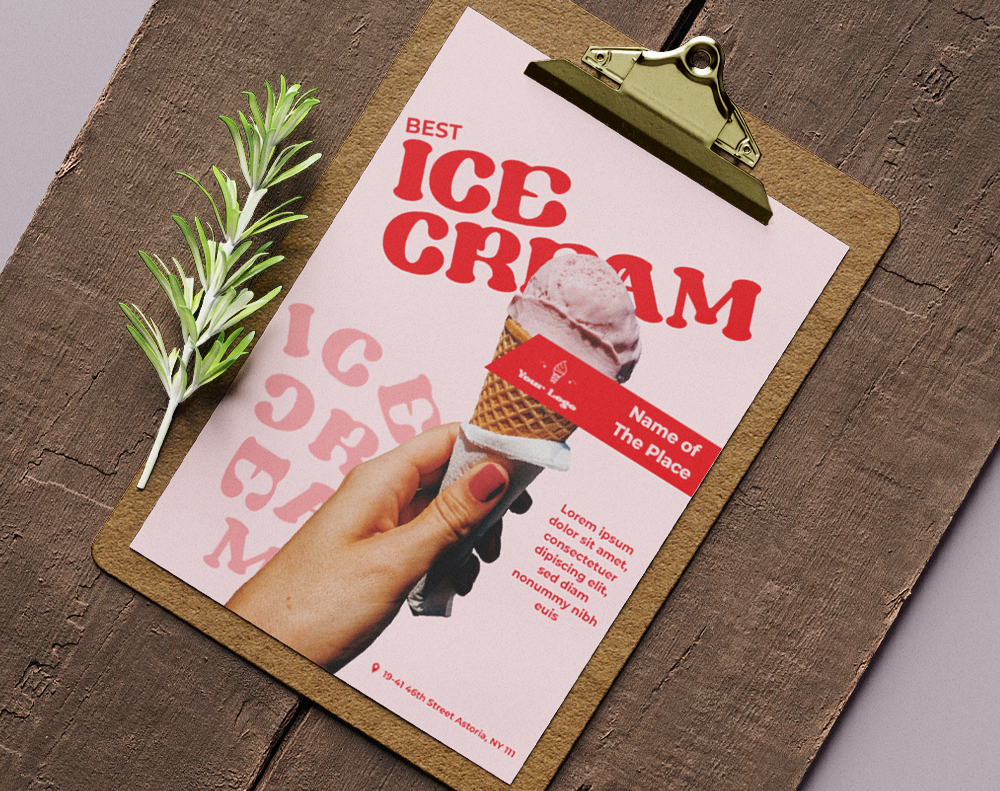 Ice Cream Flyer - Design Template