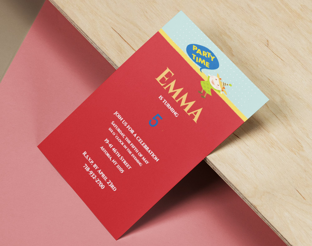 Free invitations - Design Template