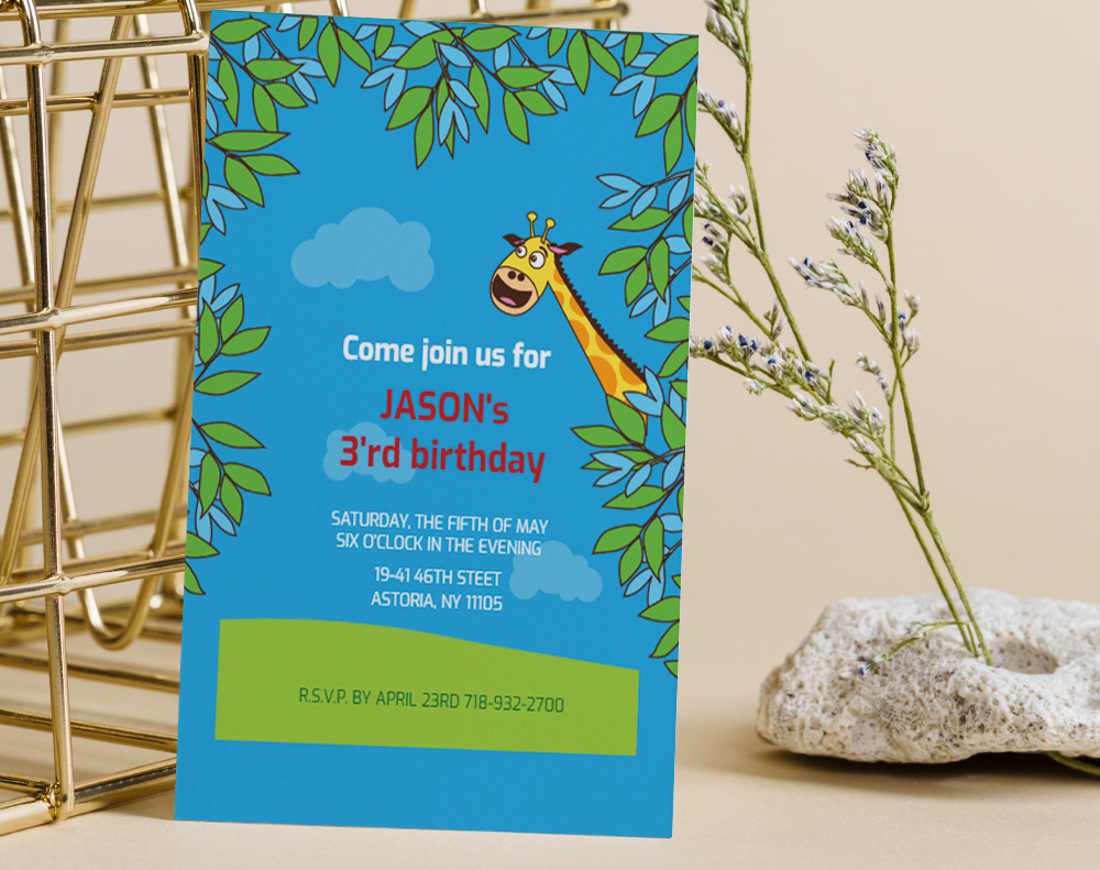 Free invitations - Design Template