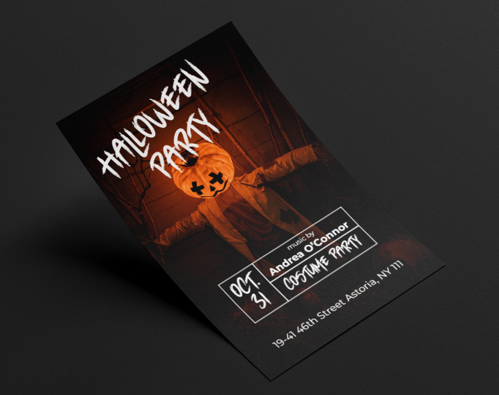 Halloween Party Flyer - Design Template
