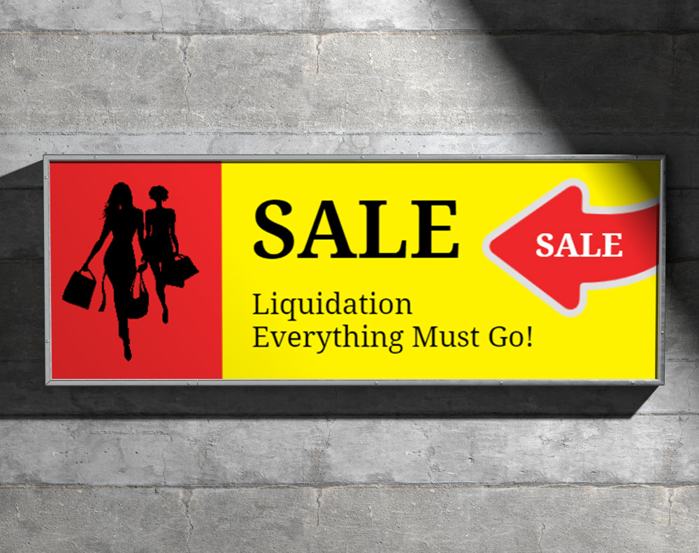 Outdoor banners - Design Template