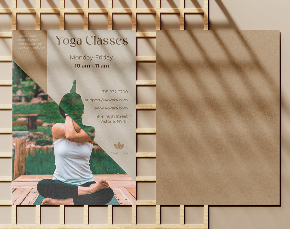 Yoga Classes Flyer - Design Template