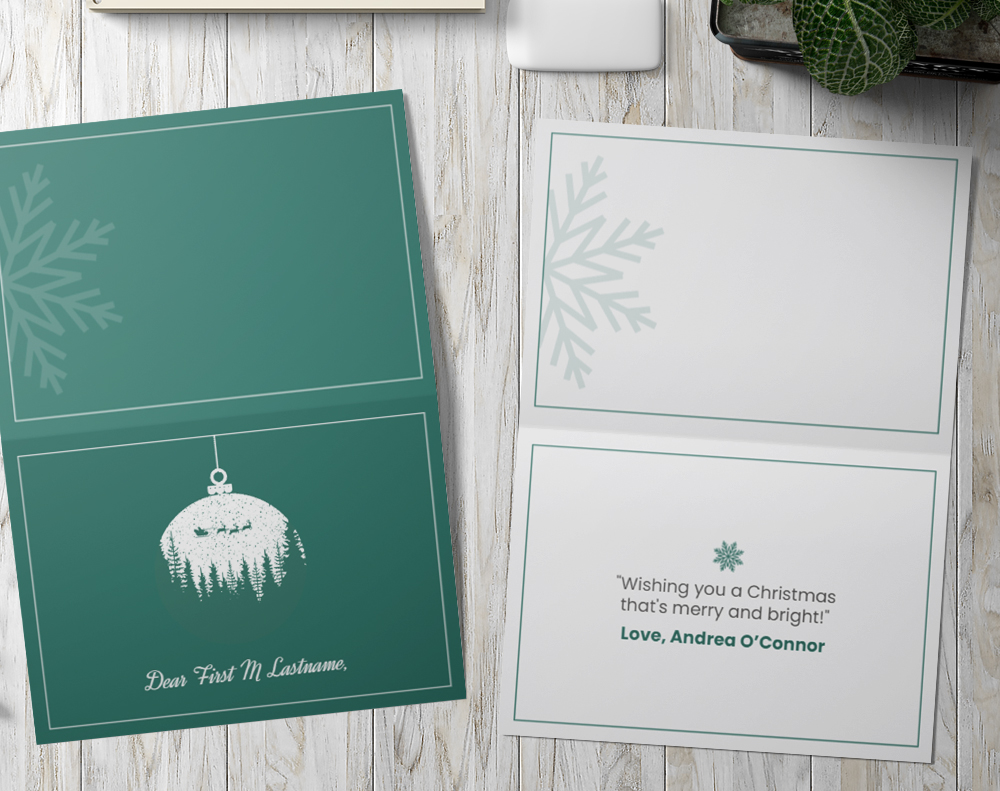 Christmas Greeting Card - Design Template