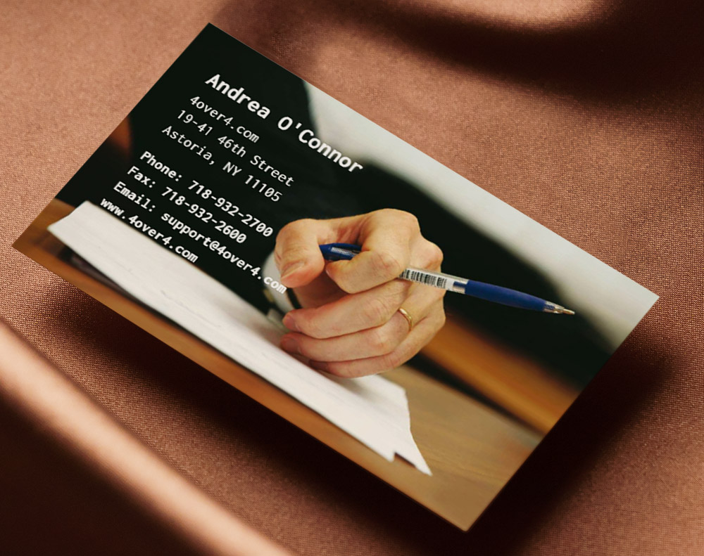 Black business cards - Design Template