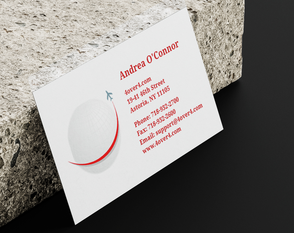 Gloss laminated business cards - Design Template