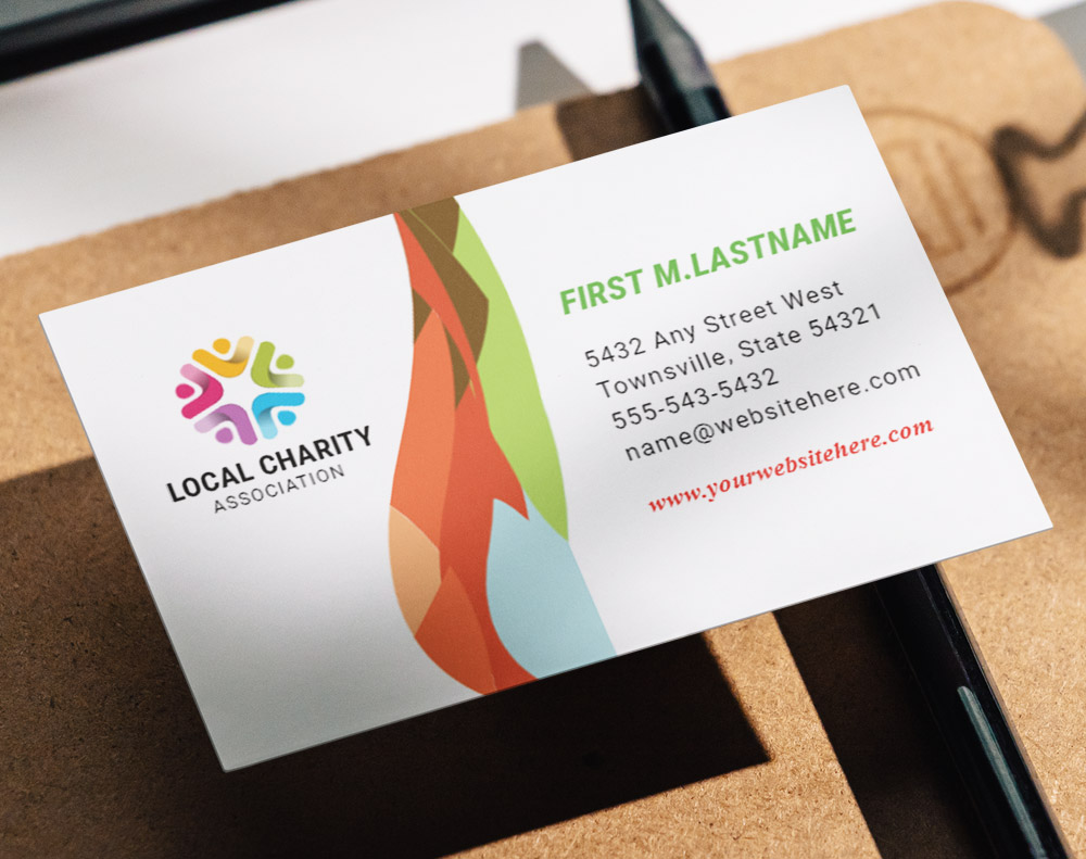 Edge painted business cards - Design Template