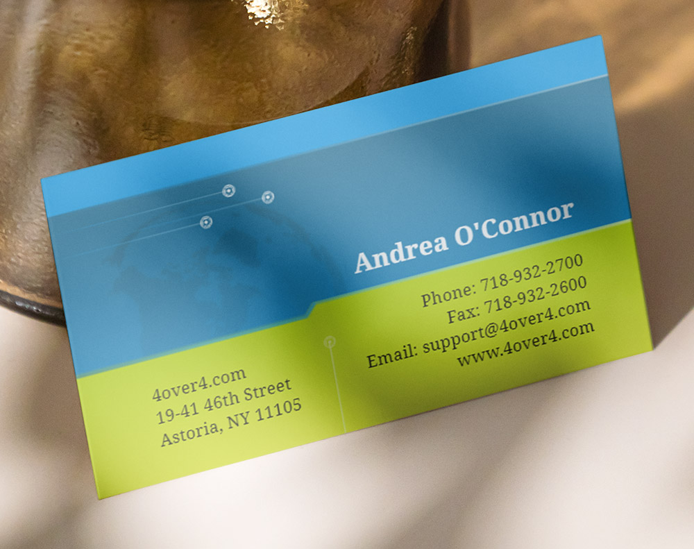 Edge painted business cards - Design Template