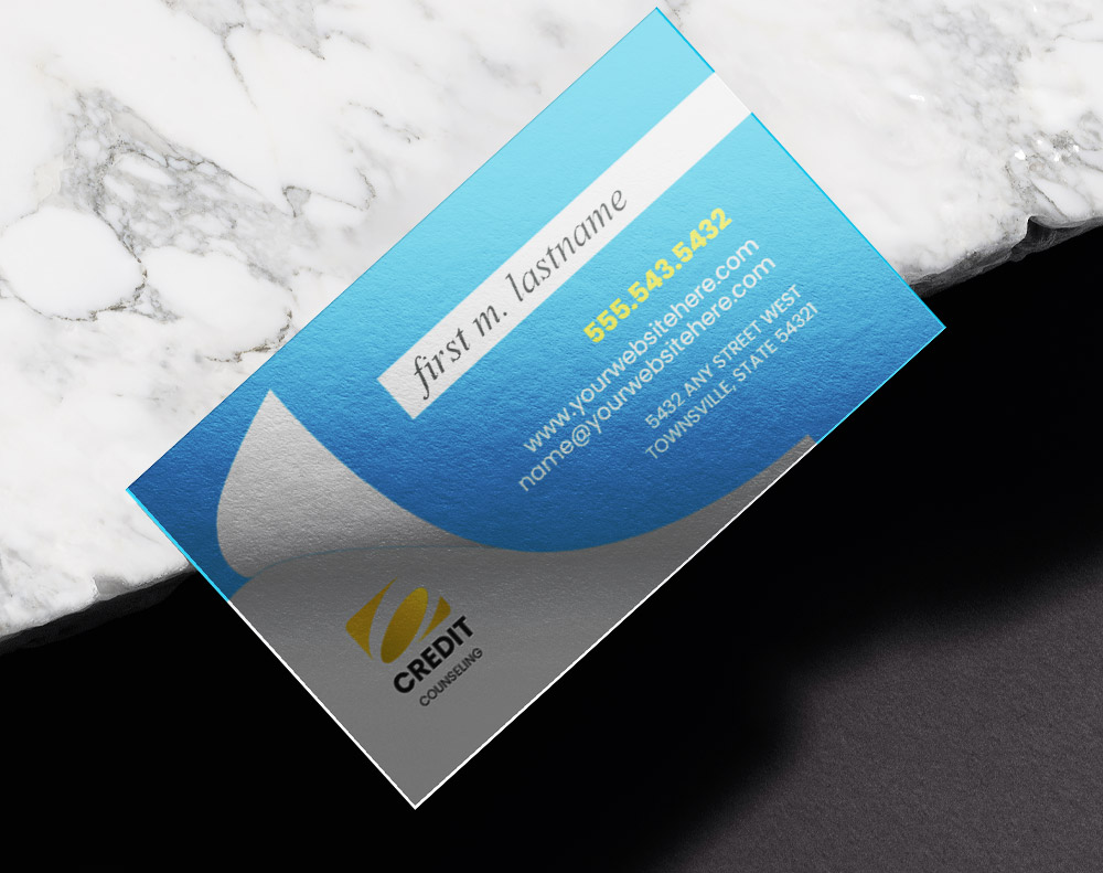 Cotton business cards - Design Template