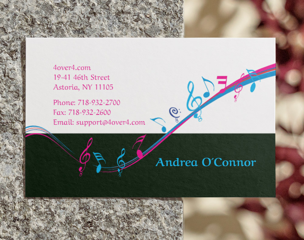 Black business cards - Design Template
