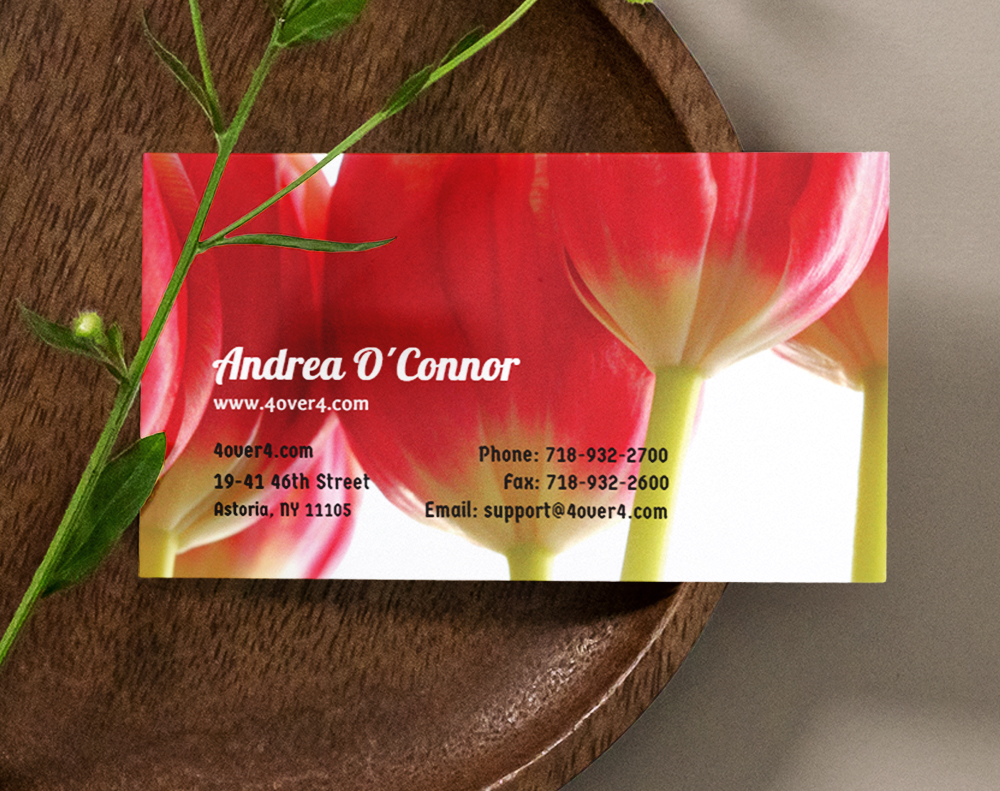 Black business cards template