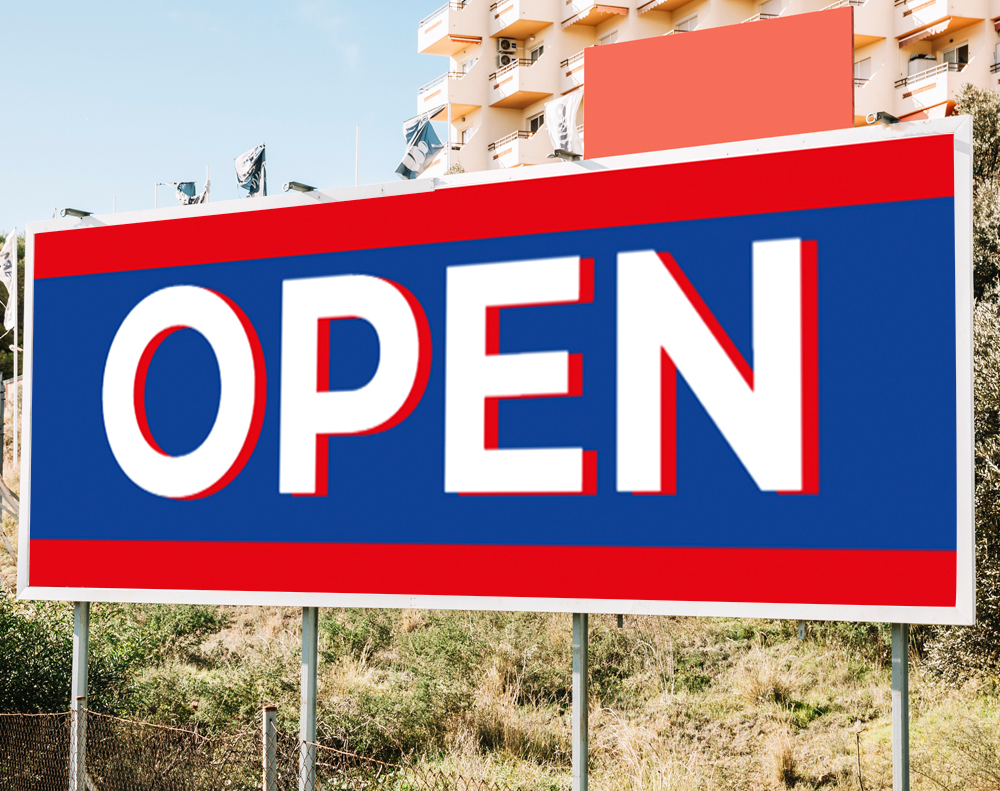 Outdoor banners - Design Template