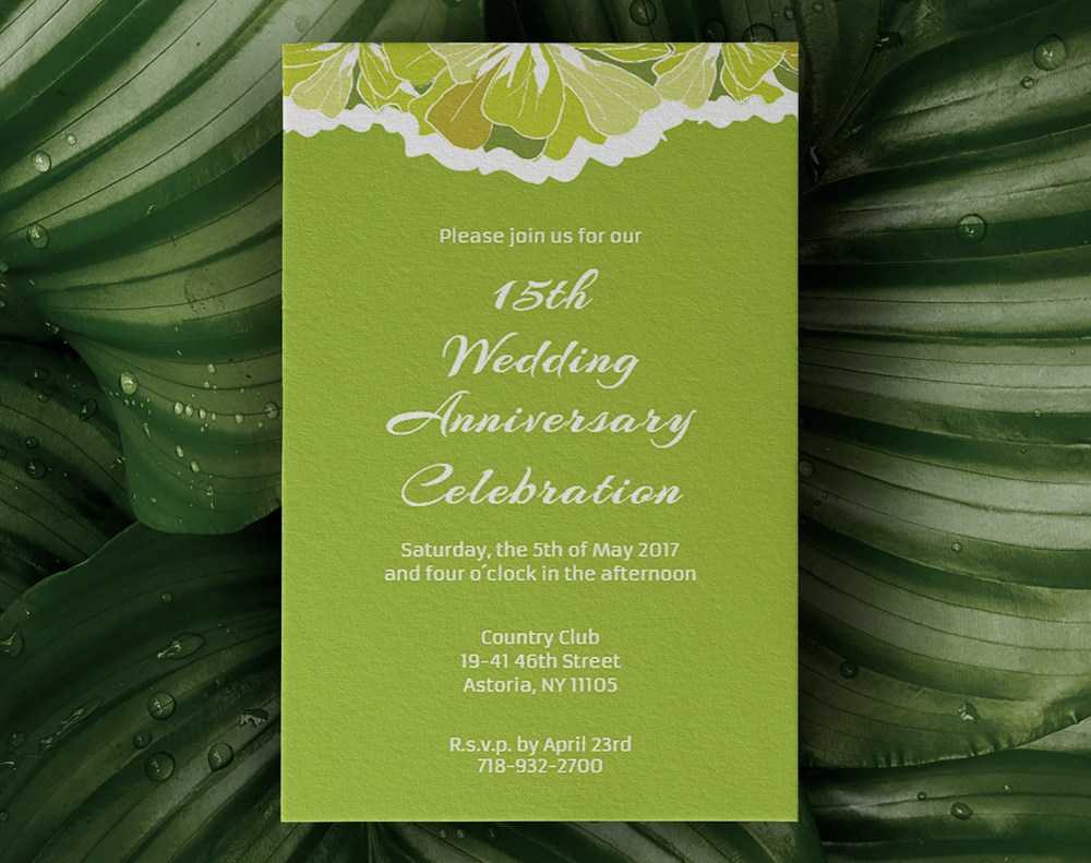 Free invitations - Design Template