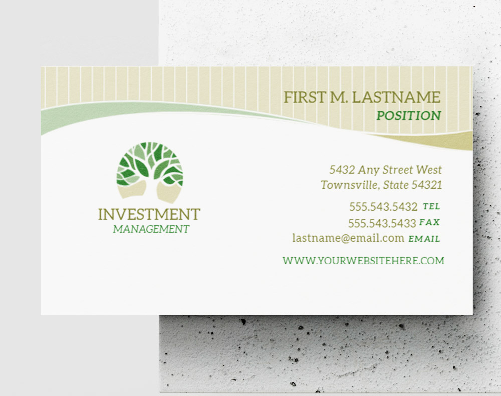 Edge painted business cards - Design Template