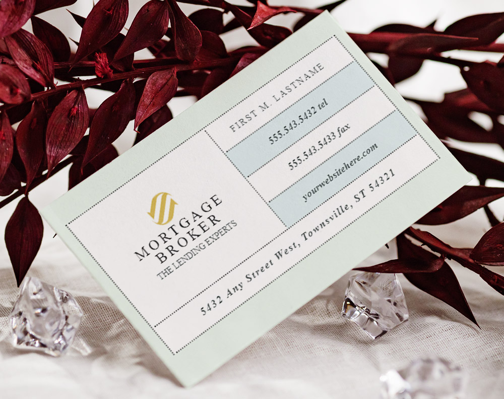 Edge gilded business cards - Design Template