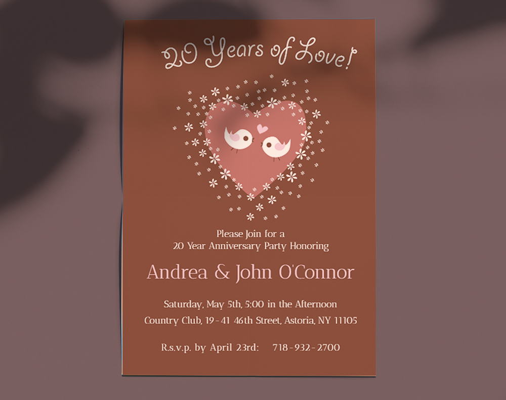 Free invitations - Design Template