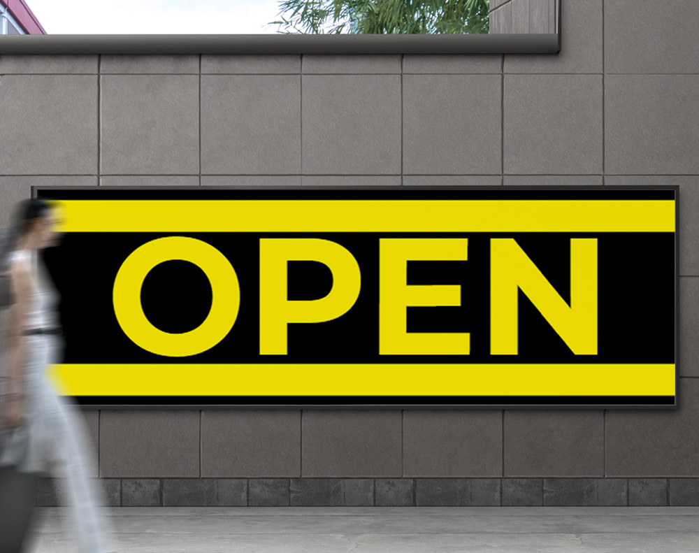 Outdoor banners - Design Template