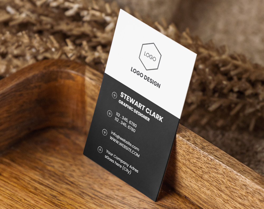 Silk laminated business cards - Design Template
