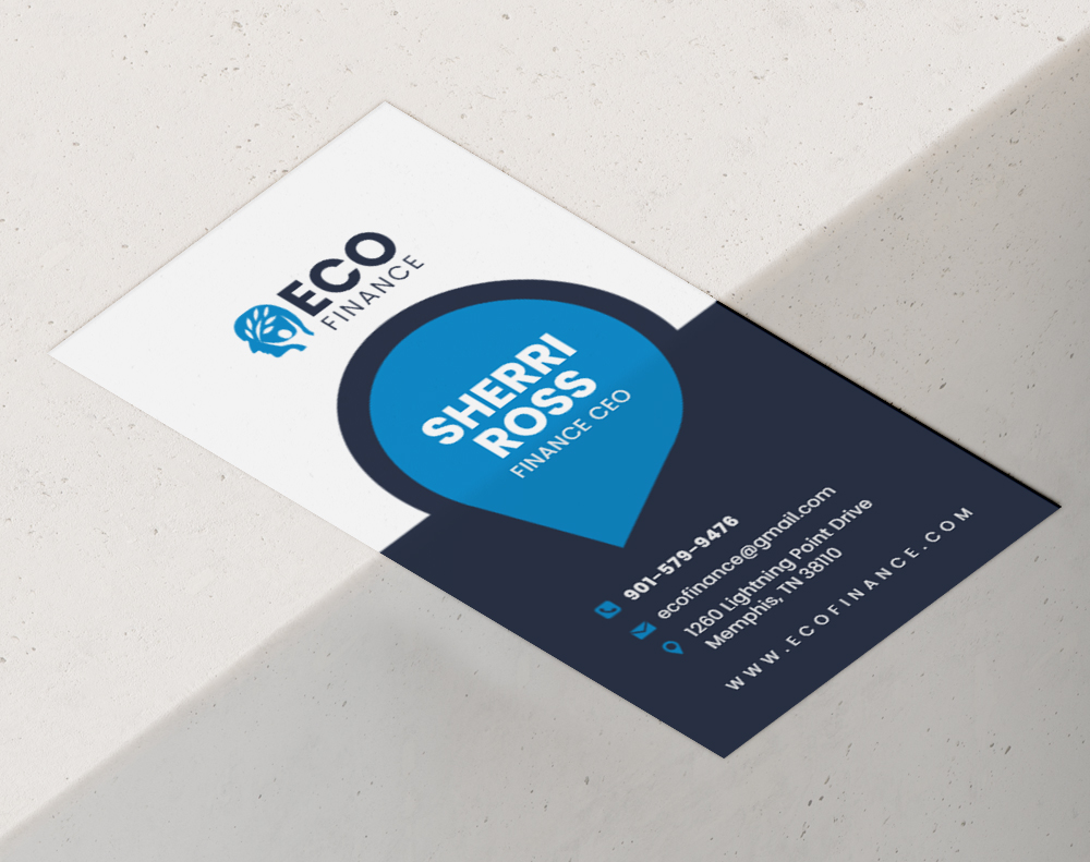 Silk laminated business cards - Design Template