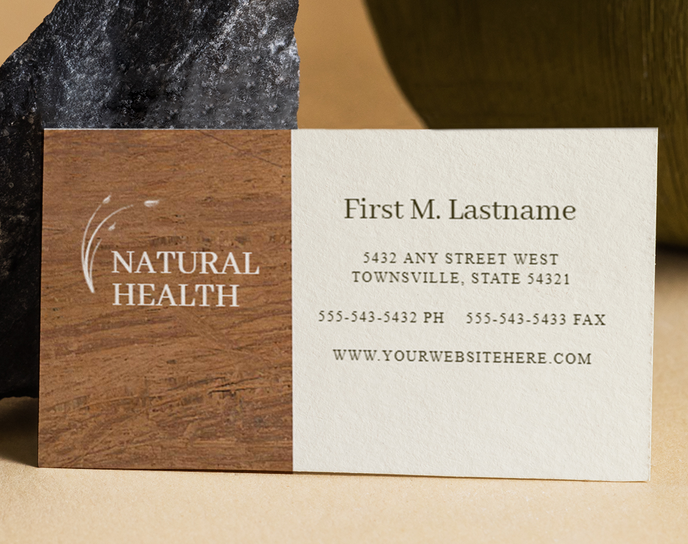 Ultra thick velvet laminated business cards - Design Template