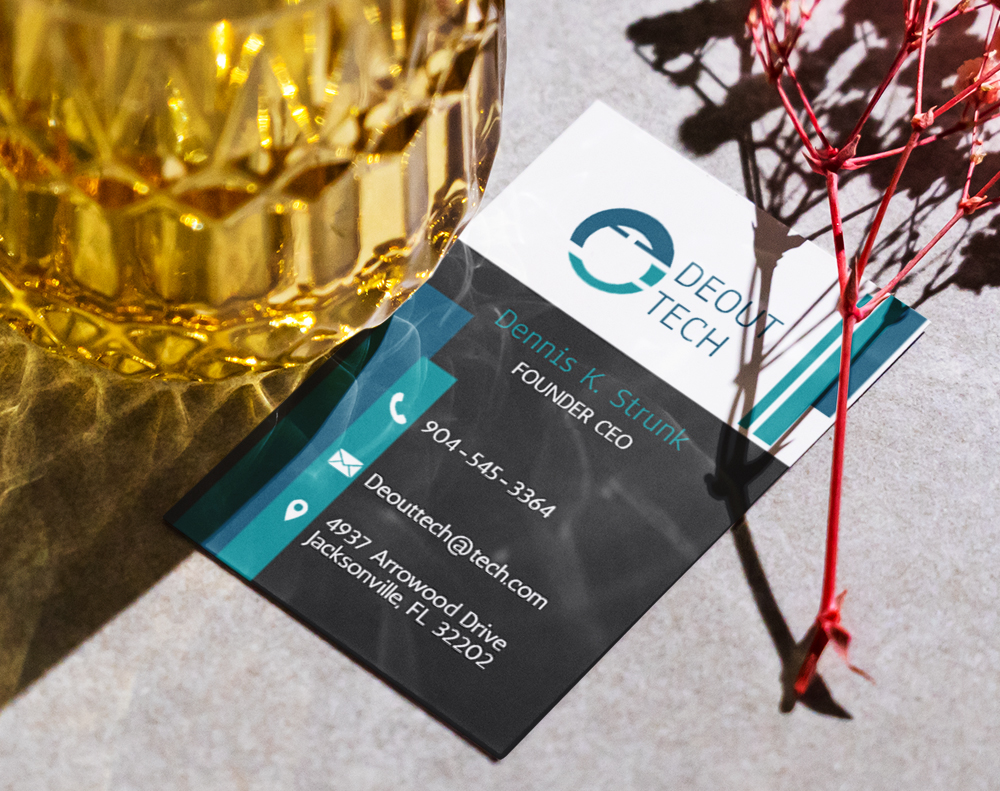 Soft touch business cards - Design Template