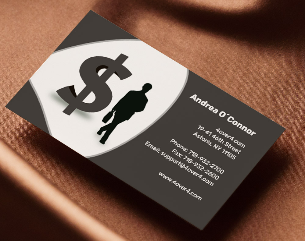 Ultra thick linen business cards - Design Template