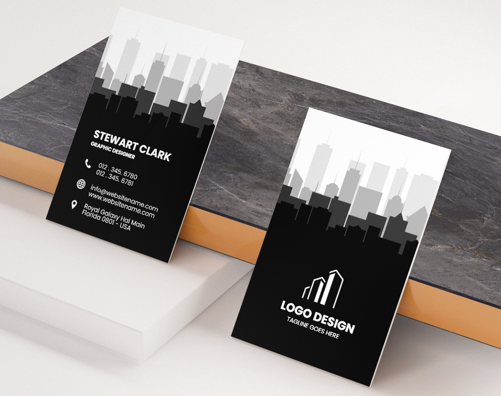 Ultra thick metallic pearl business cards