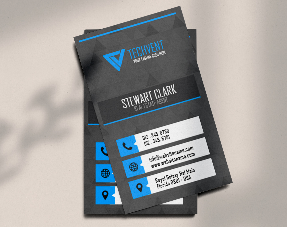 Ultra thick metallic pearl business cards - Design Template