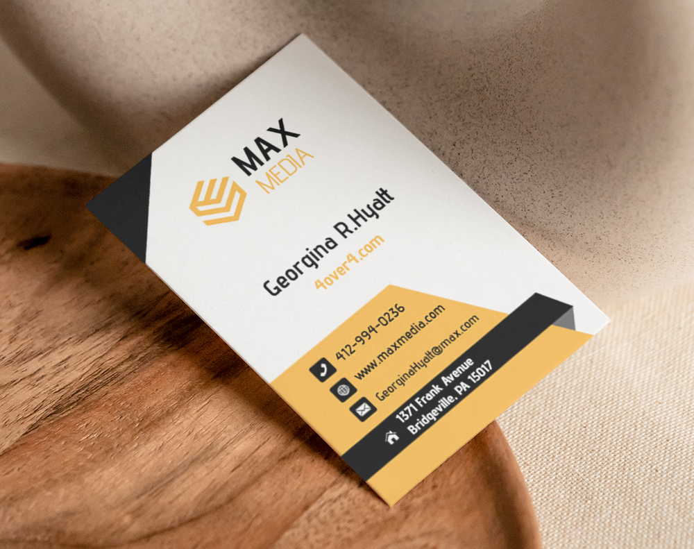 Ultra thick velvet laminated business cards - Design Template