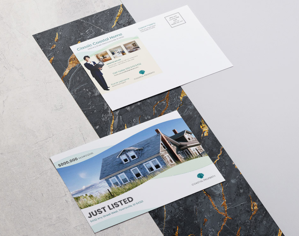Blank postcards Kraft A6 by Beanprint
