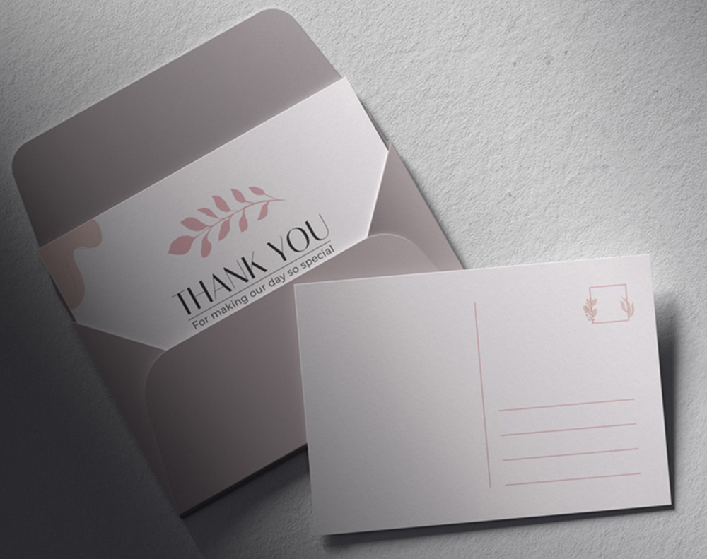 Thank You Majestic Postcard - Design Template