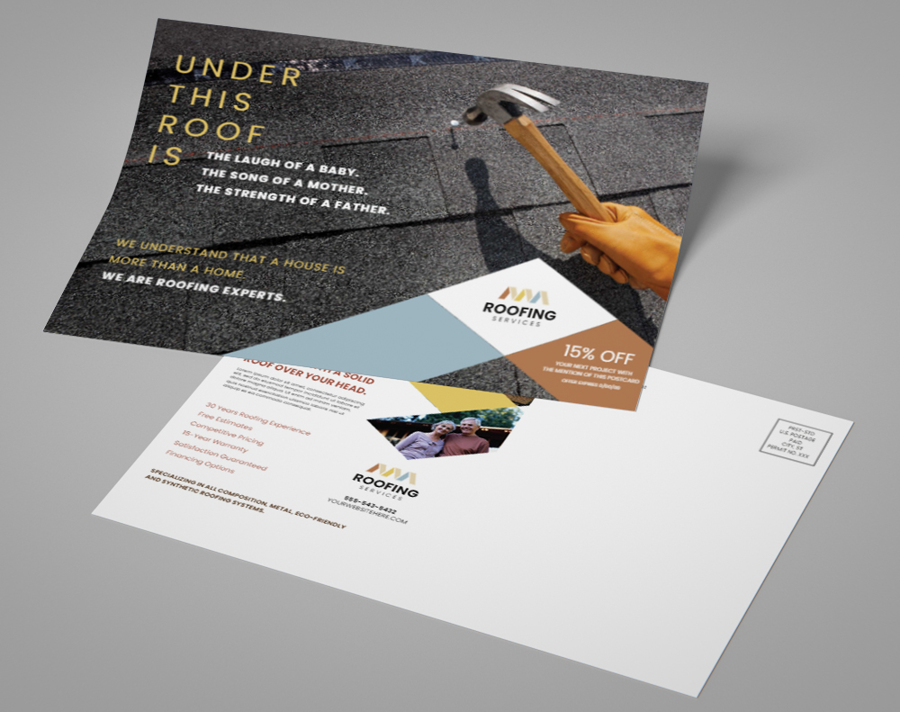 Gloss laminated postcards