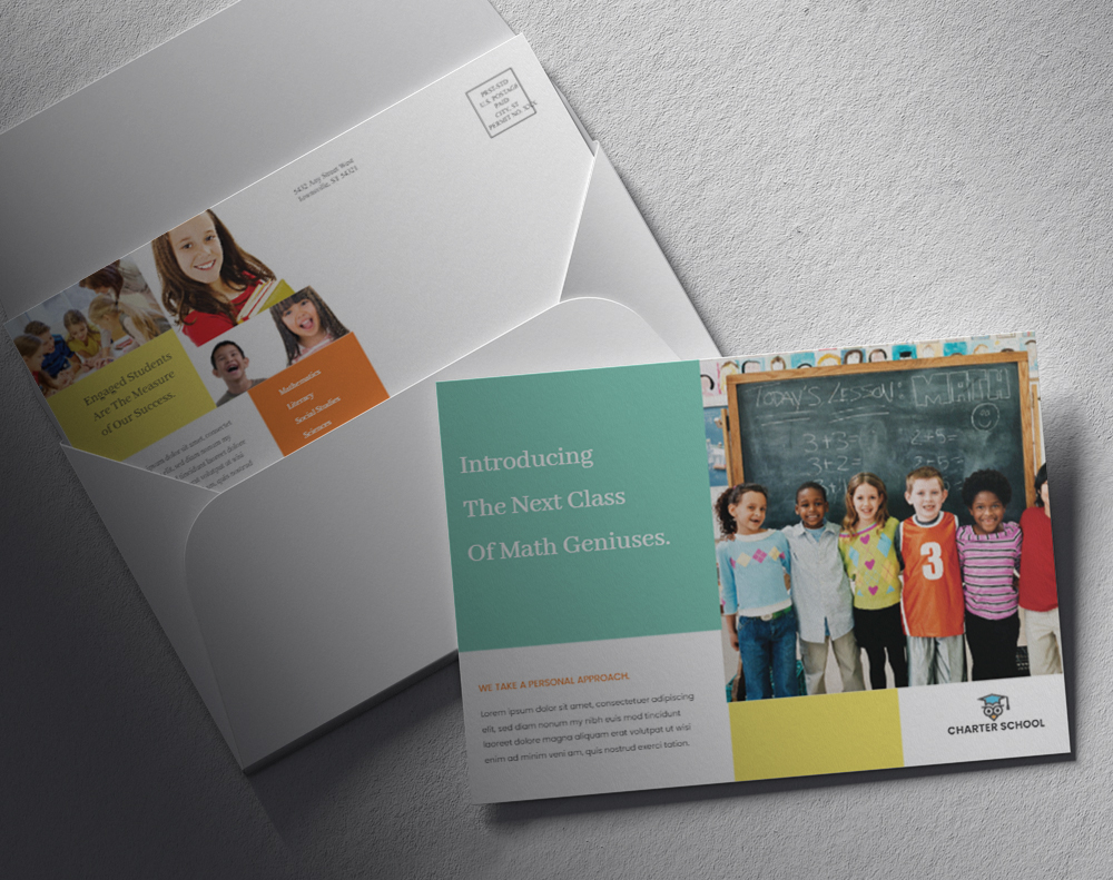 Majestic postcards - Design Template