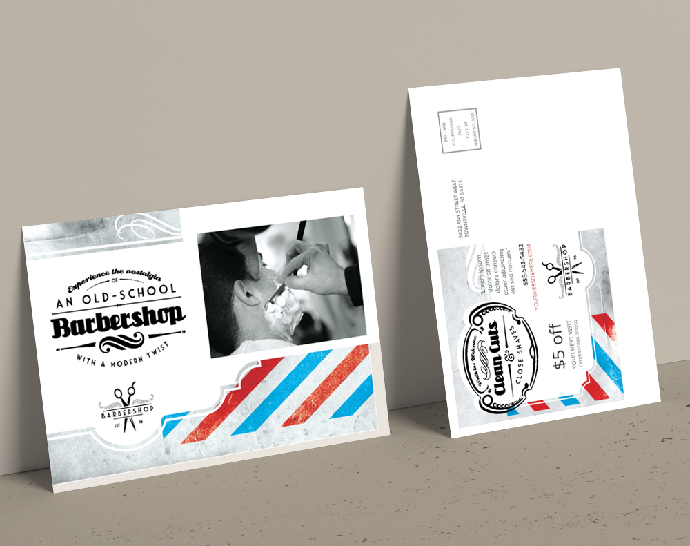 Majestic postcards - Design Template