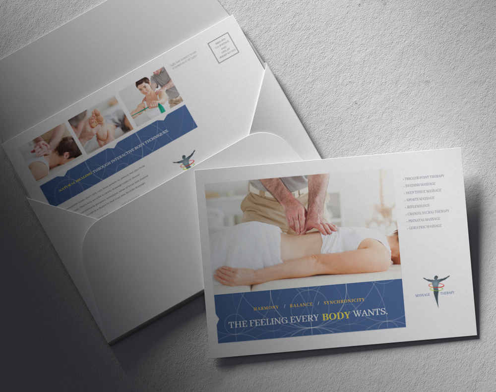 Gloss laminated postcards - Design Template