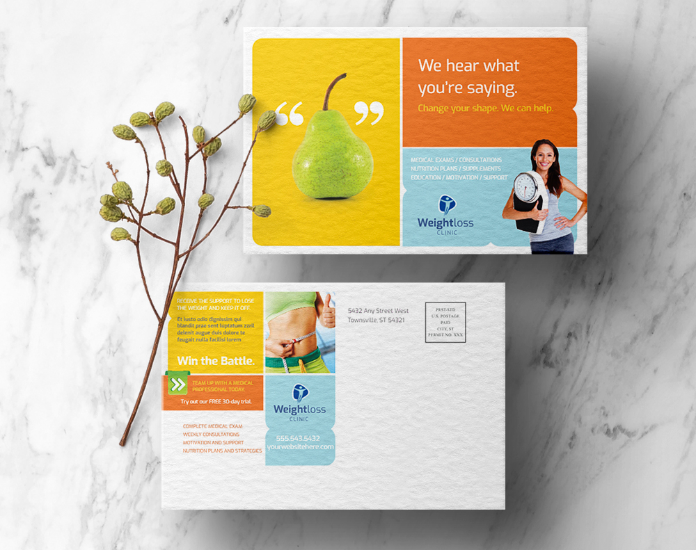 Majestic postcards - Design Template