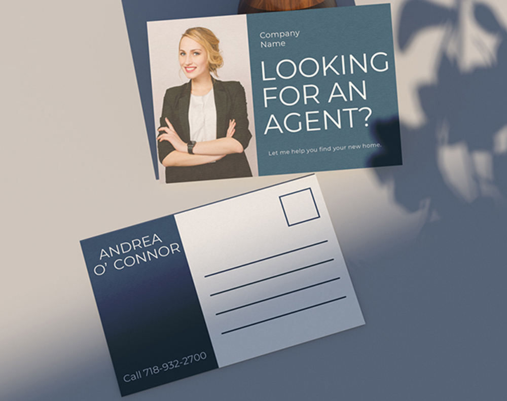 Real Estate Agent Majestic Postcard - Design Template