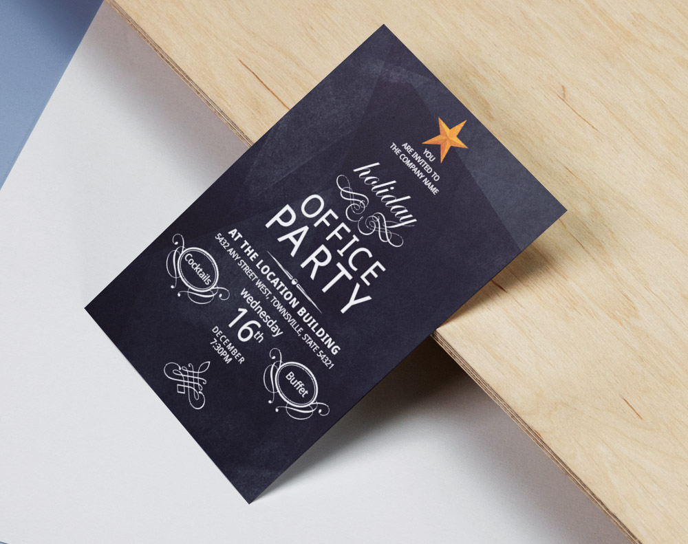 Diamond glitter invitations - Design Template