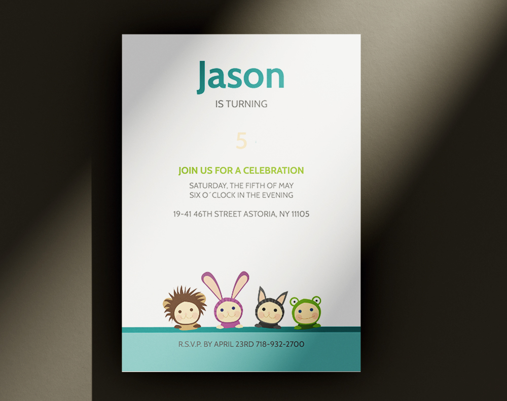 Diamond glitter invitations - Design Template