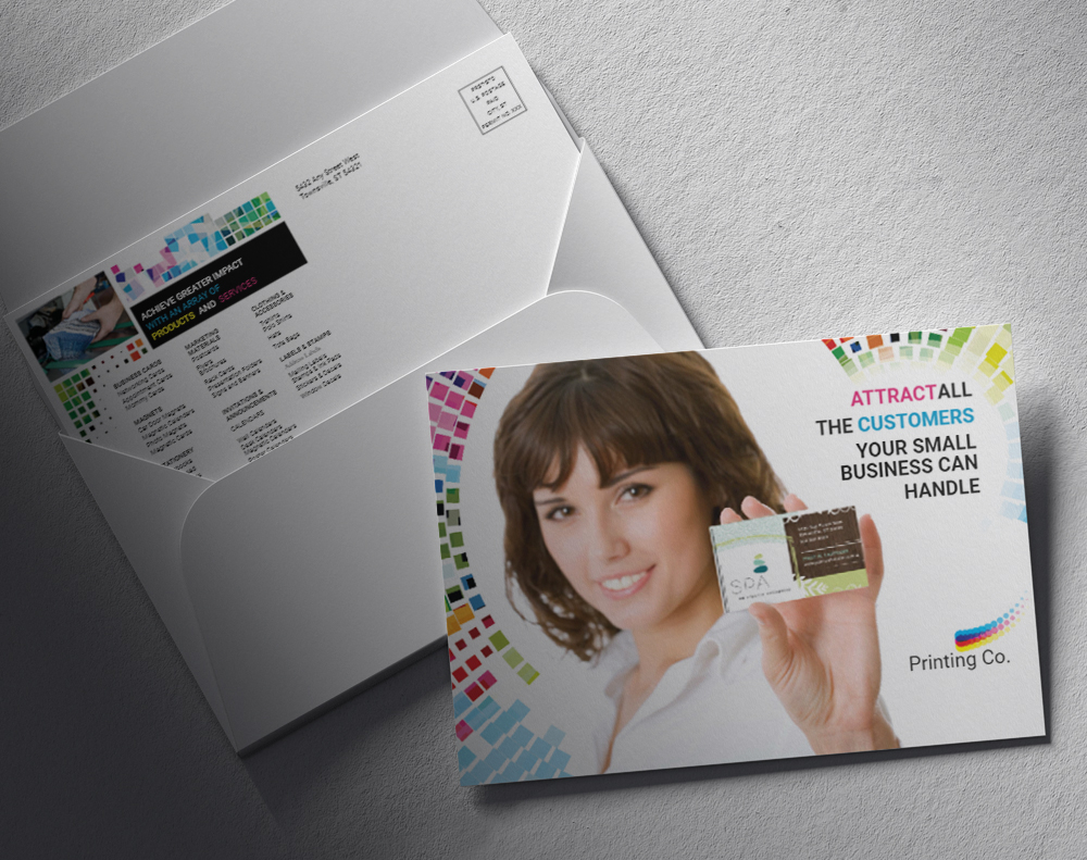 Oversized postcards - Design Template