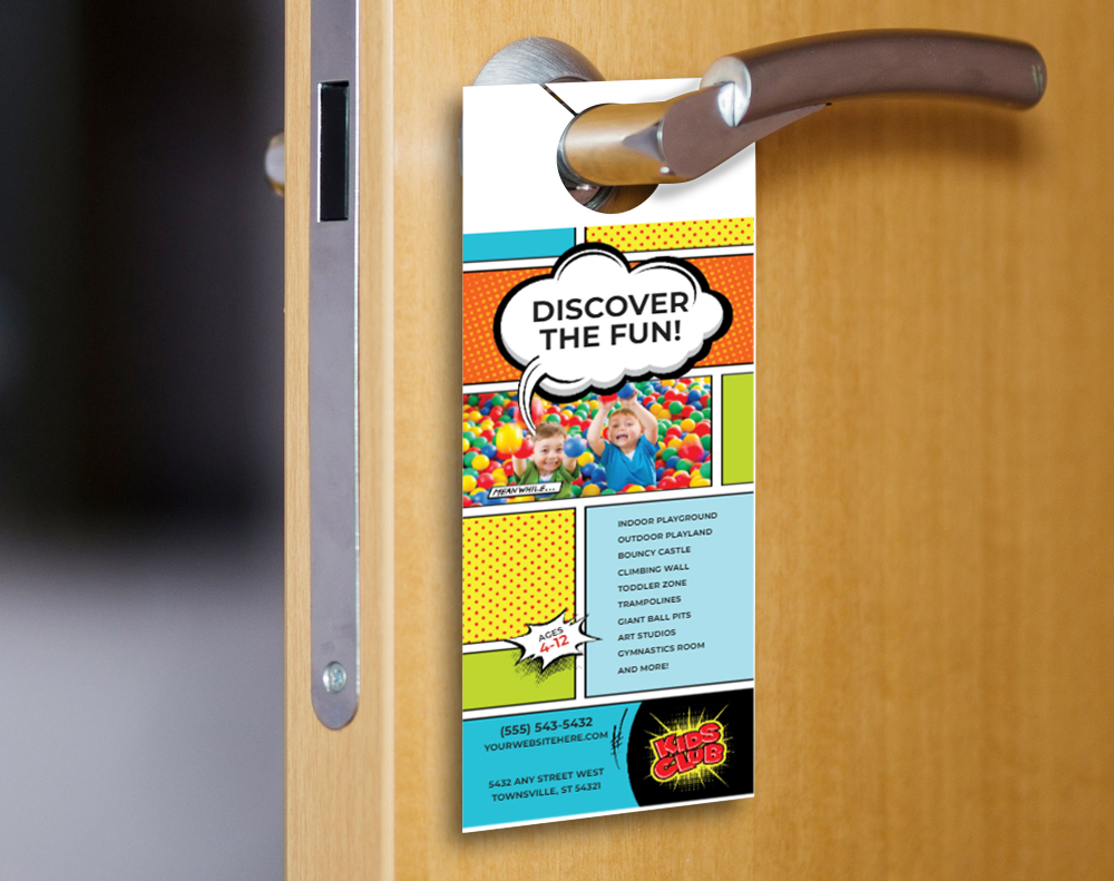 Door hangers - Design Template