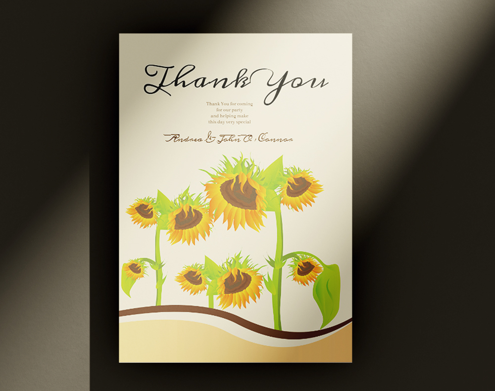 Kraft invitations - Design Template